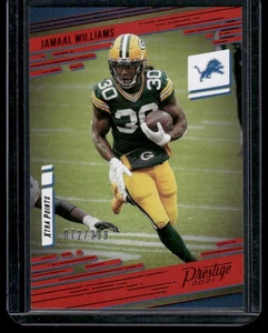2021 Panini Prestige - Jamaal Williams #52 Xtra Points Red /299 - Bild 1 von 2