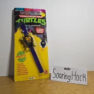 Reloj digital Teenage Mutant Ninja Turtles Donatello Hope sin usar, en caja 1988 - Imagen 1 de 3