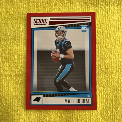 2022 Score - Rookies Matt Corral #302 Red (RC) - Image 1 of 2