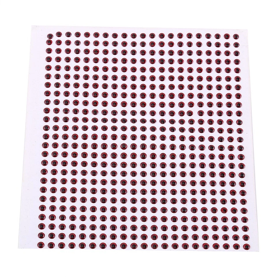 (4 Mm-Rosso)500Pcs Occhi di Pesce 3D per Ganci da Pesca Esche Artificiali Occhi di Pesce GB - Immagine 1 di 1
