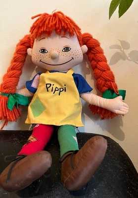 Pippi Langstrumpf Puppe, Schlenkerpuppe, 46 cm, gebraucht, sehr guter Zustand - Bild 1 von 4