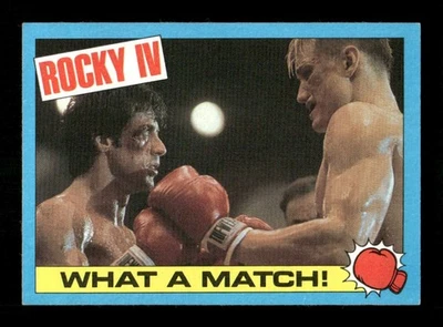1985 Topps Rocky IV 55 Ivan Drago Dolph Lundgren Sylvester Stallone BXCP54 - Image 1 of 2