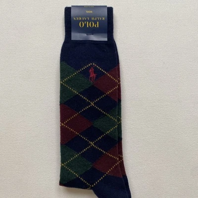 Polo Ralph Lauren mens  wool Blend Argyle dress Socks  - Image 1 of 4