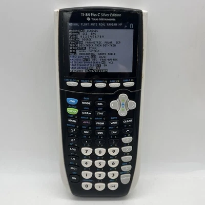 Texas Instruments TI-84 Plus C Silver Edition Graphing Calculator No Cover - Image 1 of 4