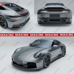 Dry Carbon Fiber Front Rear Lip Wing Body Kits For Porsche 911 992.2 Carrera 25+ - Picture 1 of 13