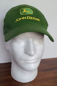 John Deere Hat Green And Yellow Adjustable Strap One Size Fits Most Trucker Cap - Picture 1 of 7