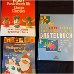 Set Bastelbücher für Kinder Buch Basteln Weihnachten Jahreszeiten - Bild 1 von 4