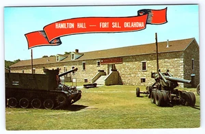Hamilton Hall Fort Sill Oklahoma US Army Postcard B591 - Picture 1 of 2