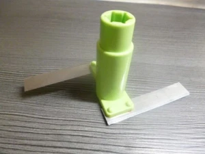 Tupperware Ersatzteil Quick Chef Messer grün !!!!! - Bild 1 von 3