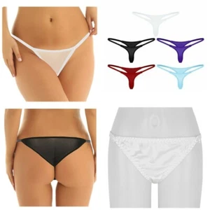Slip intimo donna sexy mutandine morbide mini perizoma lingerie perizoma bikini - Foto 1 di 49