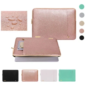 Laptop Sleeve Bag Case for Macbook Lenovo Yoga HP Envy 13 Notebook PU Pouch Case - Picture 1 of 12