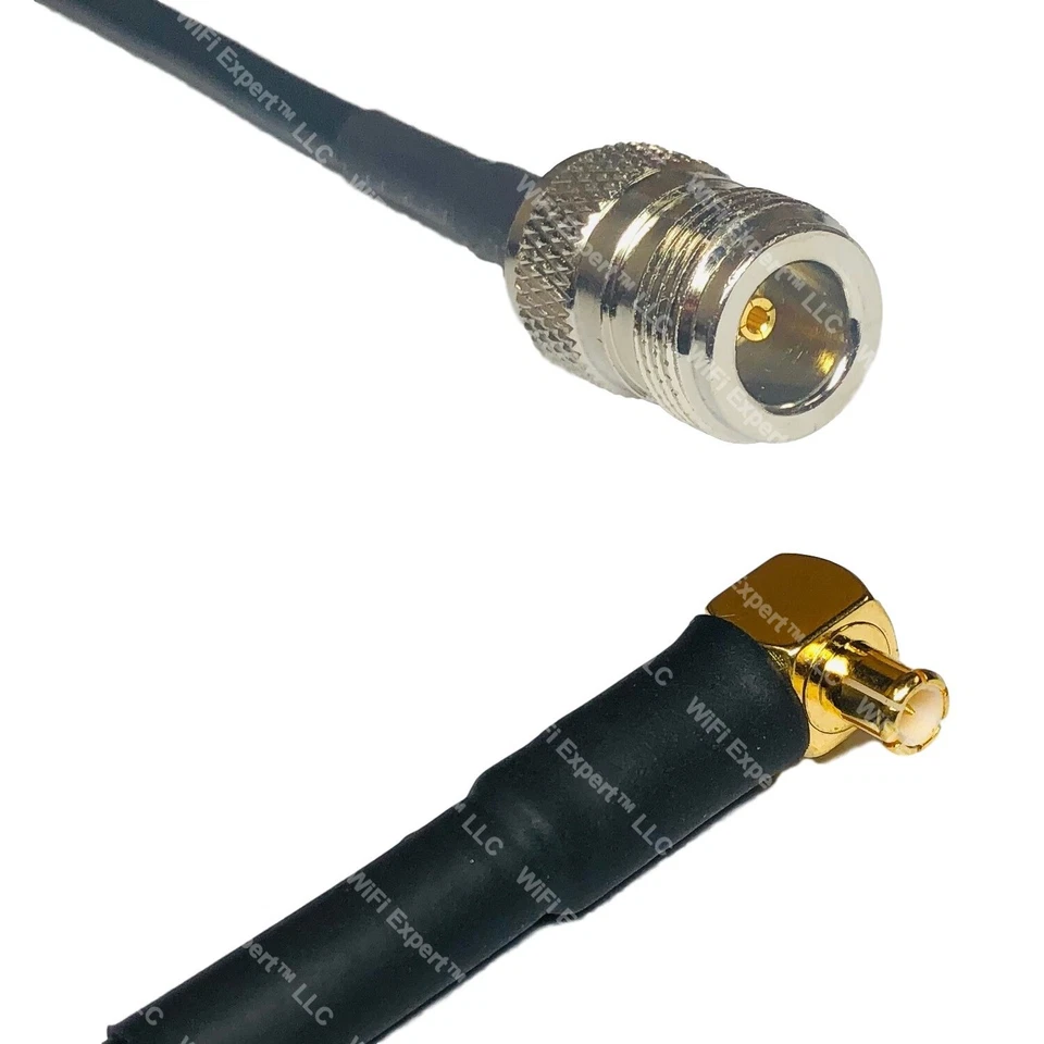 LMR200 N FEMALE to MCX MALE ANGLE Coax RF Cable USA-Ship Lot - Image 1 of 1
