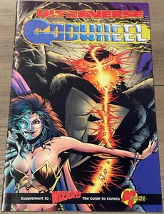 1994 Ultraverse Godwheel Malibu Comics Ashcan Mini-Comic Wizard Supplement - Picture 1 of 2