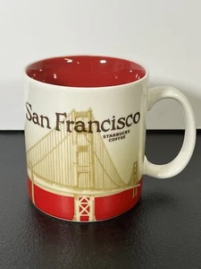 Starbucks San Francisco CA 2010 16 oz Global Icon Collectors Series Coffee Mug - Picture 1 of 6
