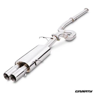 3" STAINLESS CAT BACK RACE EXHAUST SYSTEM FOR FORD FIESTA MK7 ST 180 ECOBOOST - Foto 1 di 11