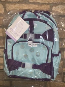 Pottery Barn Kids Aqua Dots small backpack Mackenzie School Purple Girls New - Picture 1 of 1