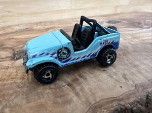 Hot Wheels Roll Patrol Jeep Light Blue 1990 - Picture 1 of 8