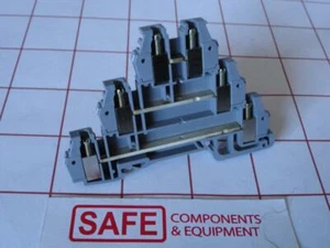 Morsettitalia Euro-W2.5/35 Wiring Block QTY-1 14AWG 3-Circuit 10A DIN Rail N35 - Picture 1 of 2