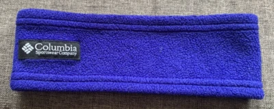 Columbia Headband Youth Unisex Size S/M Polyester Fleece Blue Winter Ear Warmer - Image 1 of 4