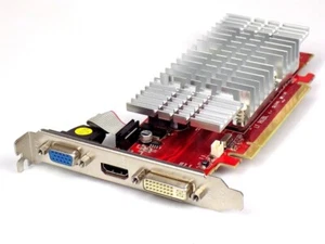 256MB Club3D AMD ATI Radeon HD 3450 PCI-E x16 GDDR2 DVI HDMI VGA Grafikkarte - Picture 1 of 1