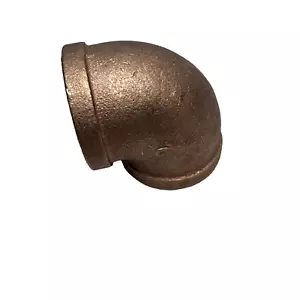TUBO PISADO CODO LATÓN ROJO HEMBRA 2" NPT - Imagen 1 de 3