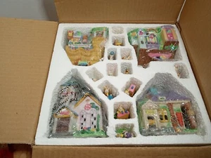 Vintage Oster Windlicht Dorf 16 Stück - Bild 1 von 22