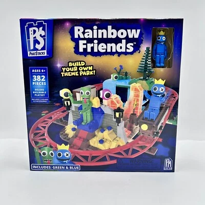 Rainbow Friends Playset Toy Deluxe Buildable Theme Park Lego Blocks New Sealed - Image 1 of 4