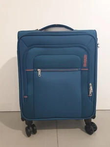 American Tourister Crosstrack Spinner 55 Navy/Orange 40L - Austtellungsstück - Bild 1 von 20