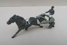 Quiralu Le Sulky #8 Gris Jeu de Course Hippique Tiercé Chevaux Jouet Ancien   