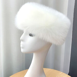 Women Russian Fluffy Faux Fur Hat ladies Winter Ear Flap Headband Ski Cap Warm