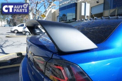 EVO X Style Spoiler Wing for 07-18 Mitsubishi Lancer CJ VRX EVO X Matte Black - image 1 of 4