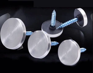 Ø12 - 40mm Stainless Steel Decorative Screw Mirror Cover Cap Nails  - Picture 1 of 5