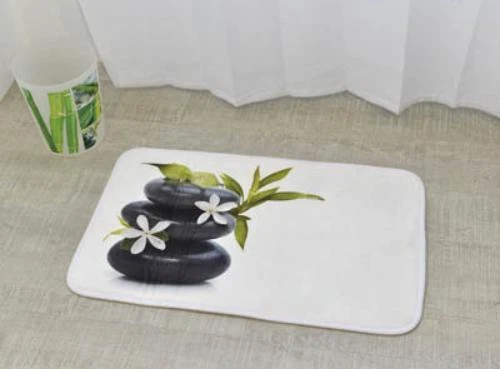 Badteppich 45x75 Badematte Badvorleger Badezimmermatte Badematte 7701-248 - Bild 1 von 1