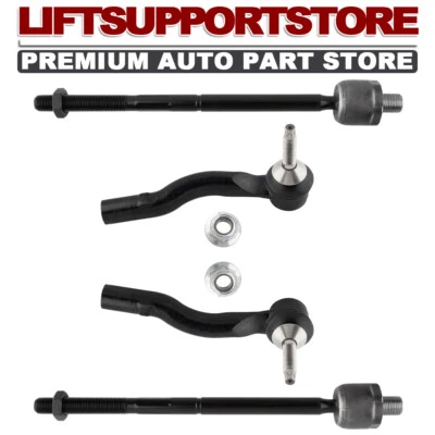 4X Inner Outer Tie Rod For Ford Crown Victoria Lincoln Town Car Mercury Marauder - Image 1 of 4