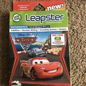 Leap Frog Leapster Disney Pixar CARS Learning G Pre-K-1st 4-7yrs - Picture 1 of 2