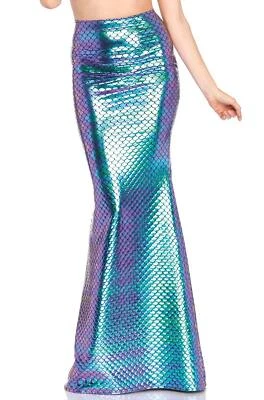 Brand New Iridescent Scale Mermaid Skirt Adult Costume - Image 1 of 2