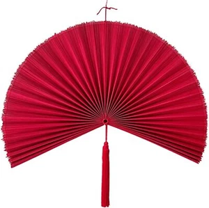 Bamboo Wall Fan Decor - Large & Folding Decorative Wall Fan - Picture 1 of 26