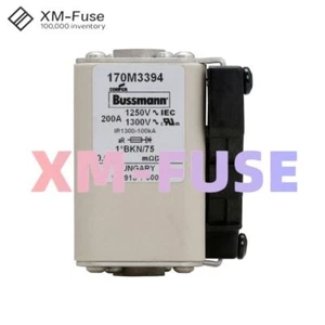 Fusible de alta velocidad Eaton Bussmann 170M3394 200 A, CA 1250 V 1 PIEZA NUEVO - Imagen 1 de 2