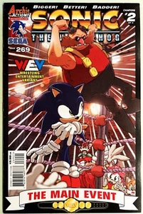SONIC The HEDGEHOG Comic Book #269 Variant April 2015 CHAMPIONS Bagged Board NM- - Bild 1 von 3
