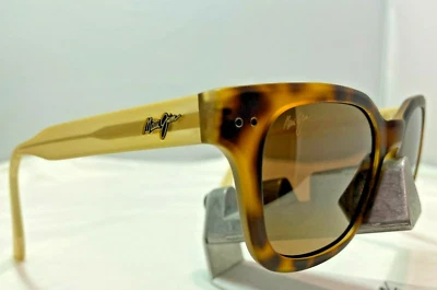 ÓCULOS DE SOL POLARIZADO MAUI JIM SHORE BREAK MJ 822-10MD BRONZE TARTARUGA FOSCO 9,5 - Imagem 1 de 4