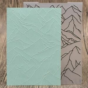 1pc Mountain Range Stamps Embossing Folders DIY Scrapbooking Paper Card Making D