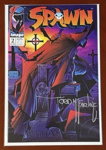 Spawn 2 quasi nuovo firmato in argento da Todd McFarlane! con foto del libro firmato Todd! - Foto 1 di 9