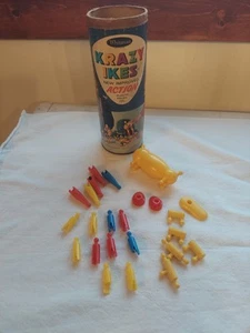 Vintage 1964 KRAZY IKES Whitman Building Construction Toys Made in USA 24 Pc - Picture 1 of 5