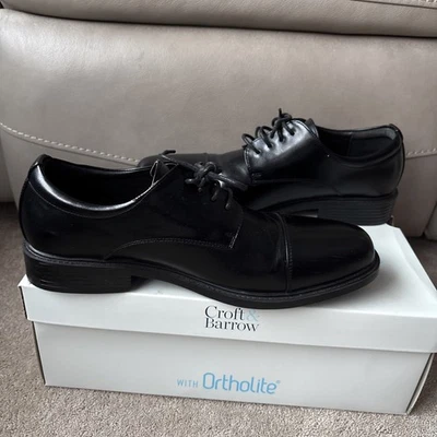 Мужские Croft & Barrow черный платье туфли комфорт пены стельки 9 - Изображение 1 из 4
