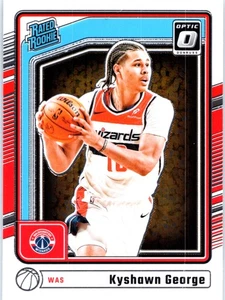Kyshawn George 2024-25 Donruss Optic #299 Washington Wizards - Picture 1 of 2