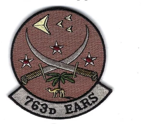 PATCH USAF 763RD EXPEDITIONARY AIR REFUELING SQ EARS Al Dhafra AB B7-15 - Picture 1 of 1