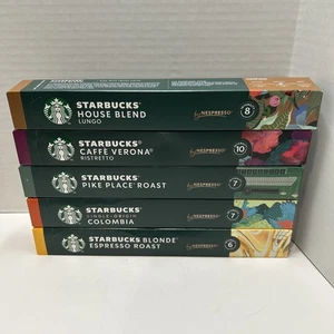 Starbucks by Nespresso Original Line Variety Pack Coffee 50-count Lot Of 5 - Picture 1 of 8