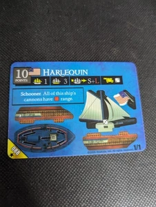 Pirates Wizkids CSG Pocketmodel HARLEQUIN Limited Revolution First Edition Rare  - Picture 1 of 2