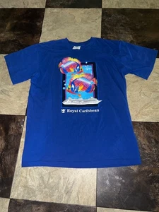 Camiseta Royal Caribbean Fish Cruise Años 90 De Colección Talla XXL Y2K - Imagen 1 de 8
