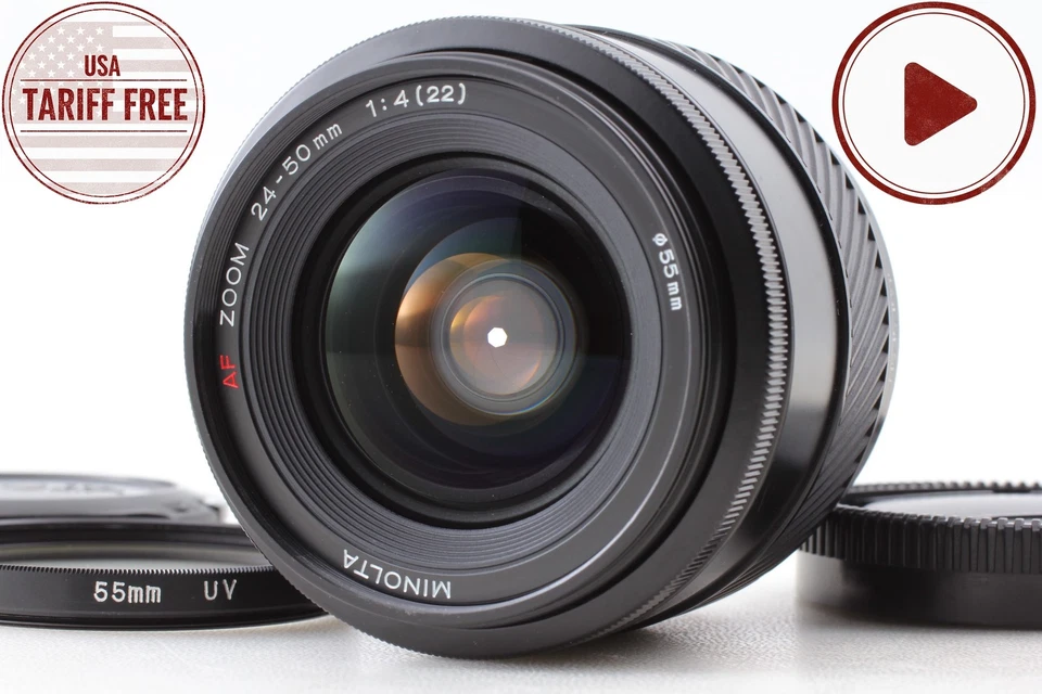 [Near MINT] Minolta AF Zoom 24-50mm f4 Lens For α A alpha Sony Camera From JAPAN - Image 1 of 4